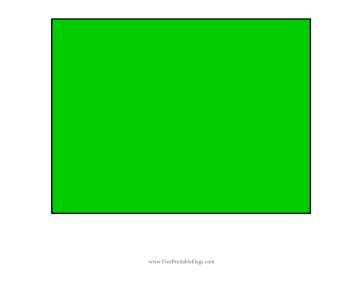 Green Racing Free Printable Flag