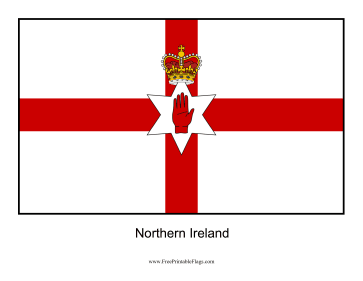 Northern Ireland Free Printable Flag