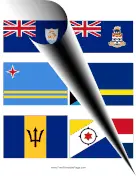 All Caribbean Flags Mini