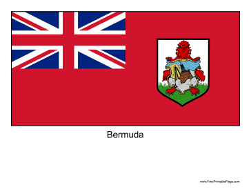 Bermuda Free Printable Flag