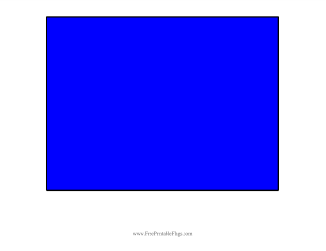 Blue Racing Free Printable Flag