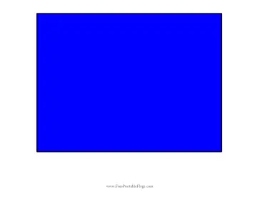 Blue Racing Free Printable Flag