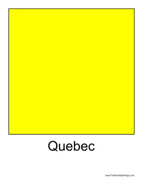 Quebec Free Printable Flag