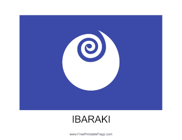 Ibaraki Free Printable Flag