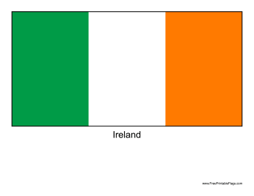 Ireland Free Printable Flag