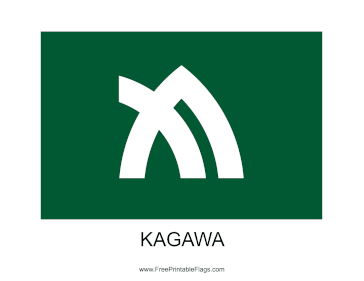 Kagawa Free Printable Flag