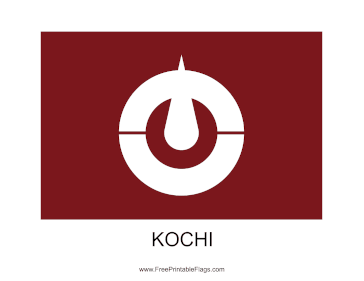 Kochi Free Printable Flag