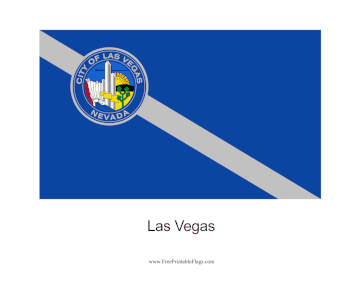 Las Vegas Free Printable Flag