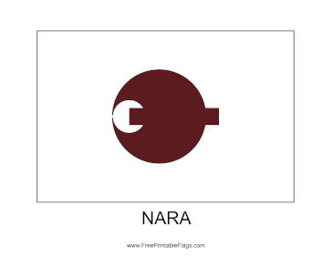 Nara Free Printable Flag