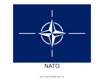Nato Flag Free Printable Flag