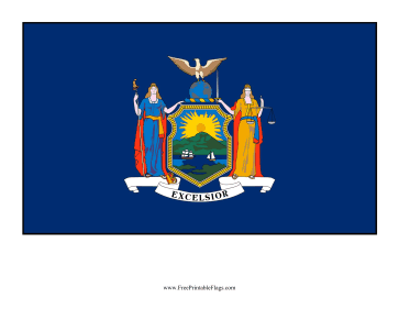 New York Free Printable Flag