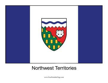 Northwest Territories Free Printable Flag
