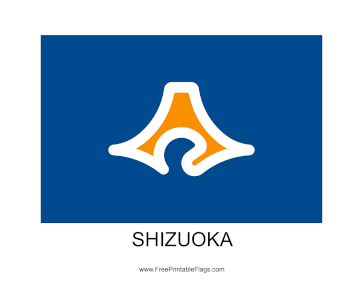 Shizuoka Free Printable Flag