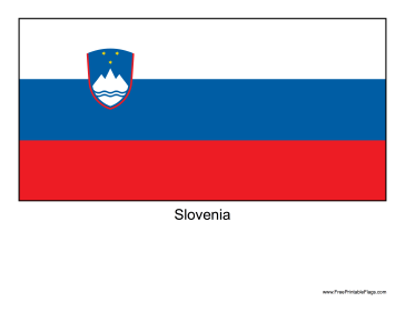 Slovenia Free Printable Flag