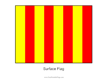 Surface Racing Free Printable Flag