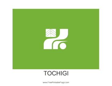 Tochigi Free Printable Flag