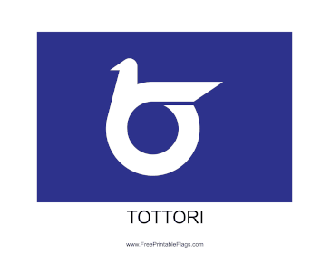 Tottori Free Printable Flag