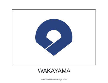 Wakayama Free Printable Flag