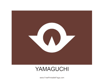 Yamaguchi Free Printable Flag