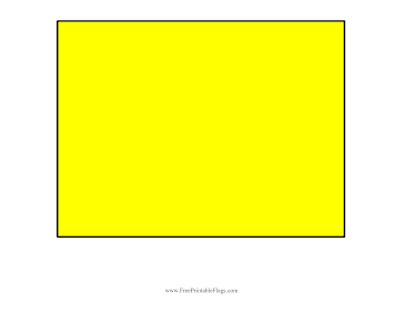 Yellow Racing Free Printable Flag