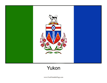 Yukon Free Printable Flag