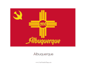 Albuquerque Free Printable Flag