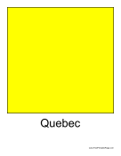 Quebec Free Printable Flag