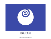 Ibaraki Free Printable Flag