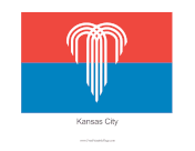 Kansas City Free Printable Flag