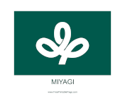 Miyagi Free Printable Flag