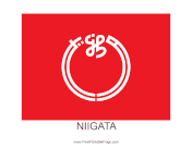Niigata Free Printable Flag