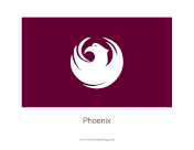 Phoenix Free Printable Flag