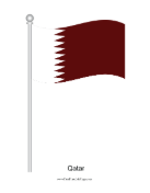 Qatar Waving