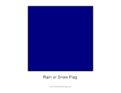 Rain Or Snow Free Printable Flag