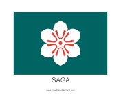 Saga Free Printable Flag