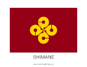 Shimane Free Printable Flag