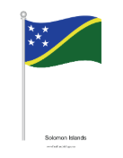 Solomon Islands Waving