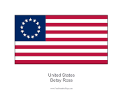 United States Betsy Ross Free Printable Flag