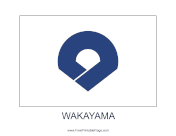 Wakayama Free Printable Flag